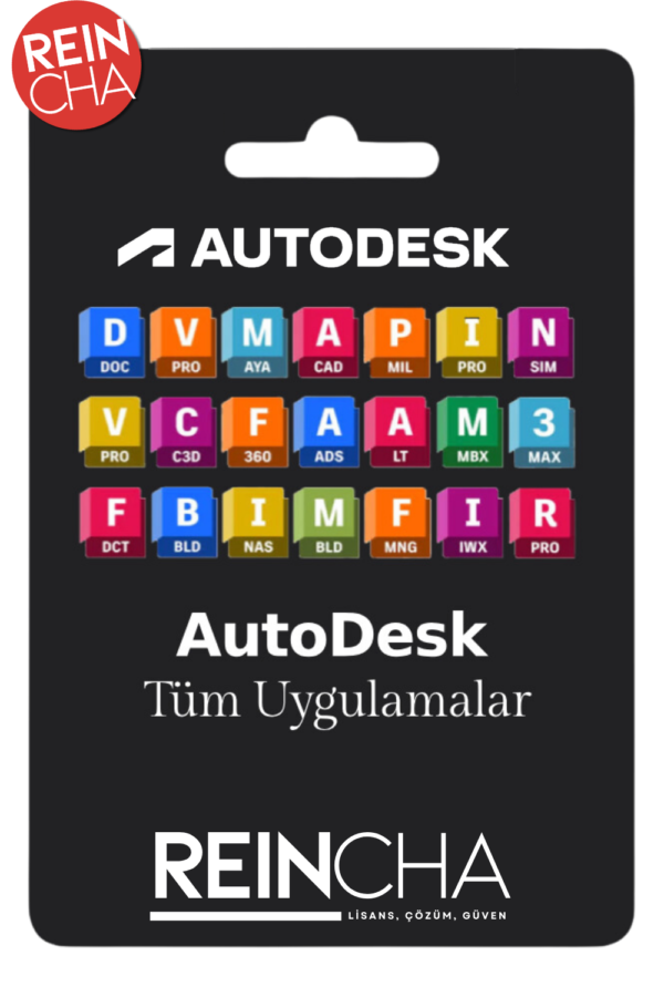 Autodesk Tüm Uygulamalar - 1 Yıllık Lisans ile 46 Ürün Erişimi